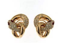 Orecchini Crivelli Donna SERPENTI in Oro rosa Diamante 0.34 Ct 54828602 - 54828602